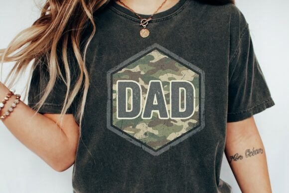 Distressed Camouflage Dad Grunge: The Rugged Typeface for Authentic Projects