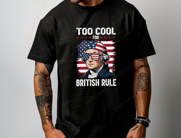 Too Cool For British Rule PNG: George Washington Reimagined