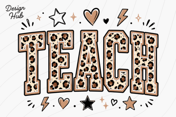 Unleashing Classroom Style: The Leopard Teach Shirt PNG